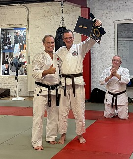 Club Chairman Rogier Holla Receives his Black Belt 28-6-2026